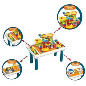 multi purpose building block table ترابيزة بازل 106 قطعة